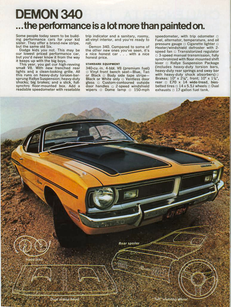 1971 Dodge Scat-Pack Brochure Page 5